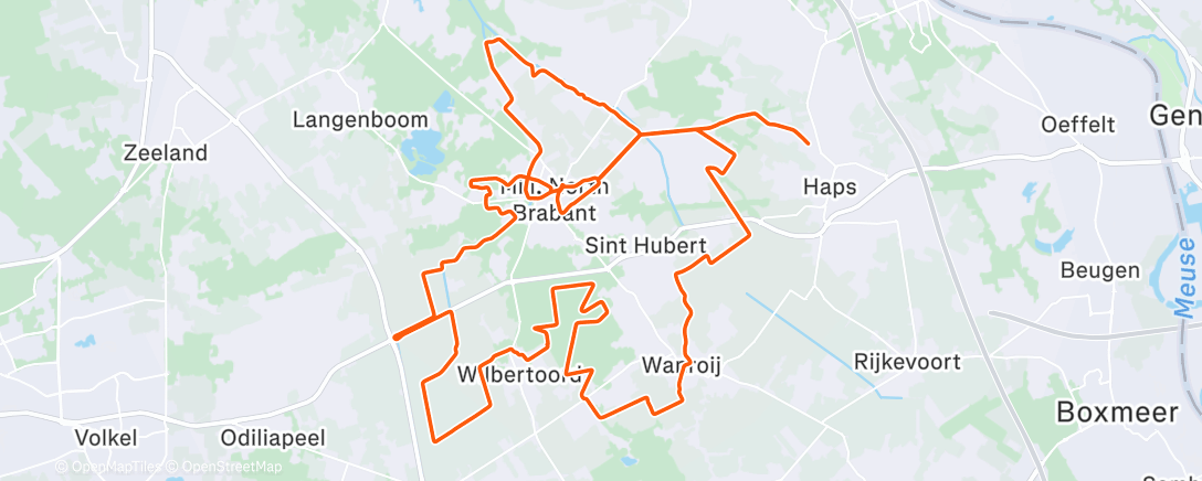Map of the activity, Morning E-Bike Ride