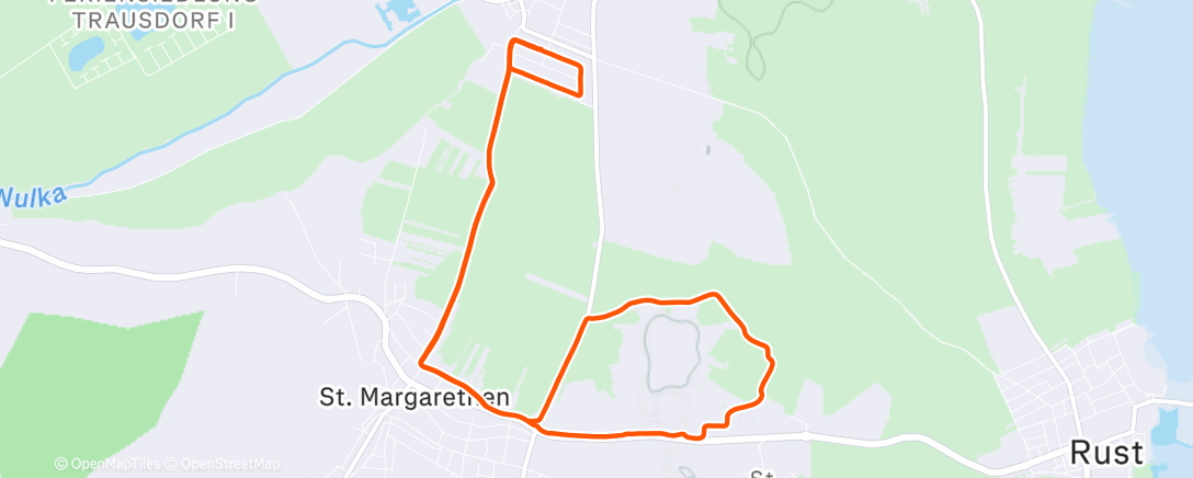 Map of the activity, Radfahrt am Nachmittag