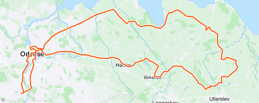 Map of the activity, Morning Ride