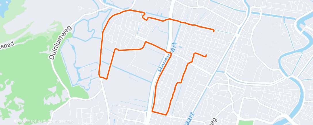 Map of the activity, 38’ Easy