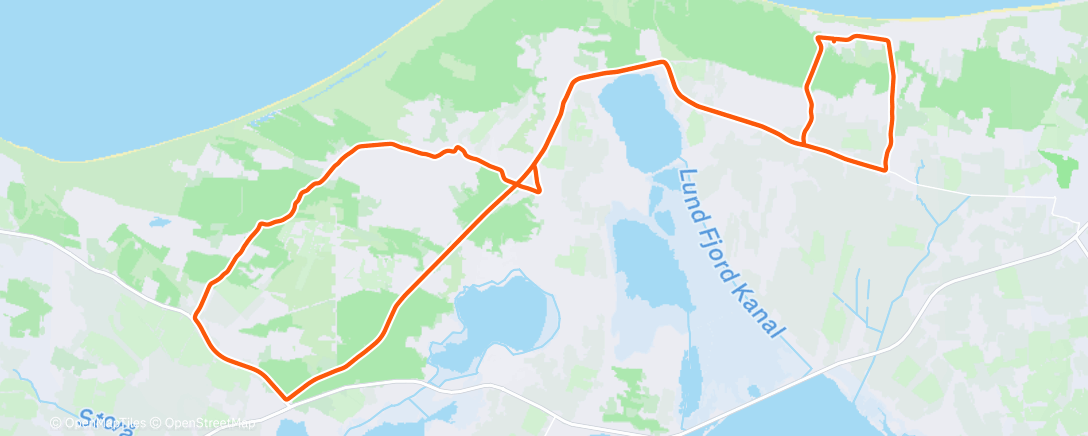 Map of the activity, Afternoon Ride