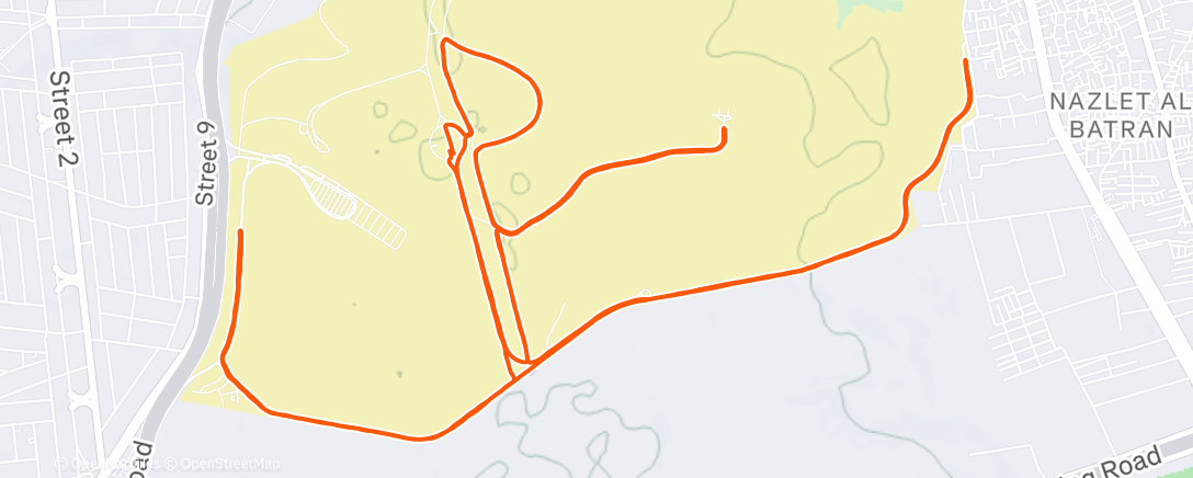 Map of the activity, Marakez Pyramids Half-Marathon