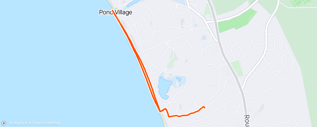 Map of the activity, Truro beach