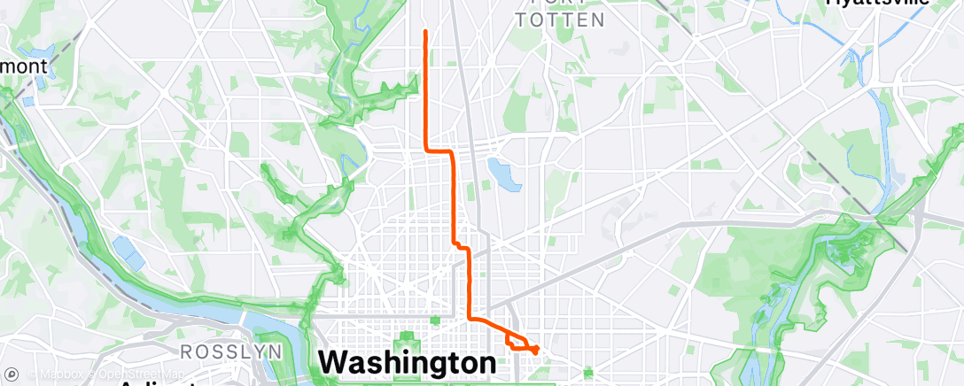 Map of the activity, Morning Ride