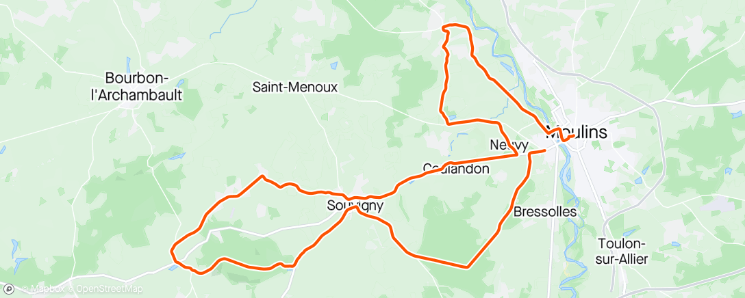 Map of the activity, Pre-Dauphiné