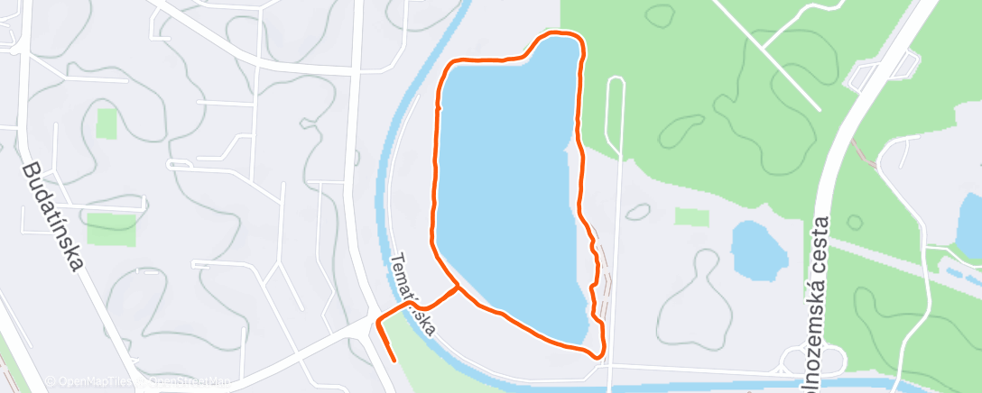 Map of the activity, Lunch Walk