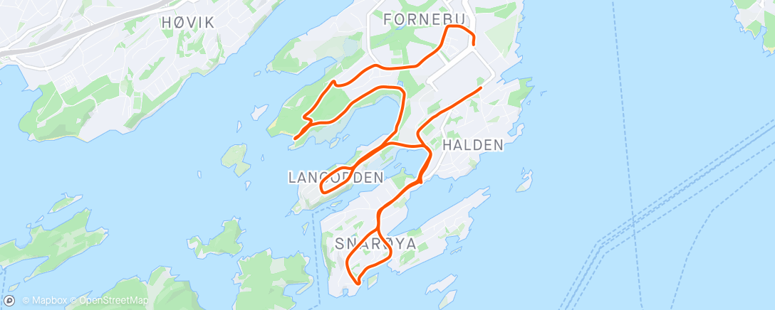 Map of the activity, Runde med Silje 😃👍