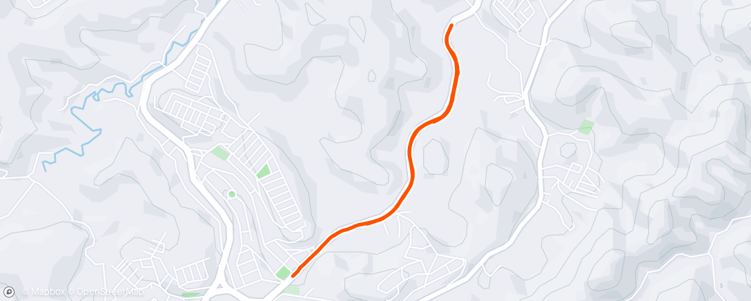 Mapa de la actividad (Trail run matinal)