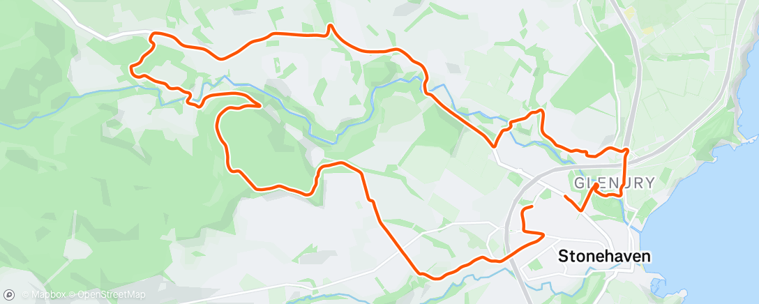 Map of the activity, Afternoon Ride