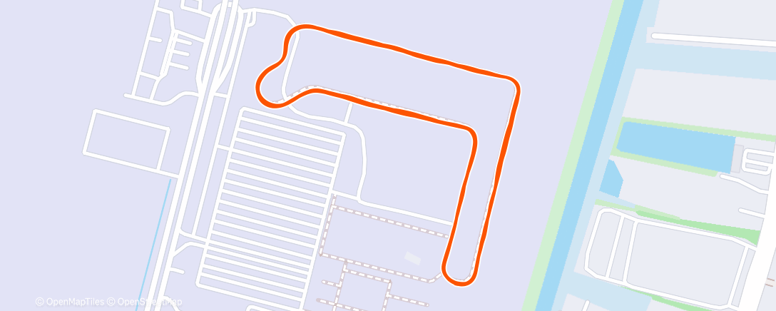 Map of the activity, Morning Run