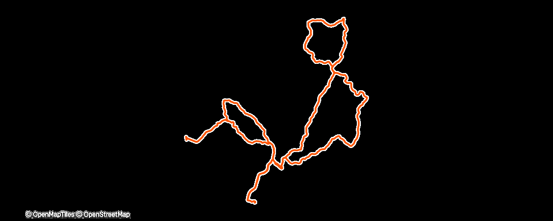 Map of the activity, Morning Run