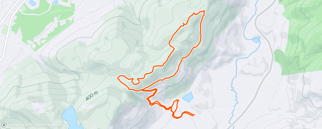 Map of the activity, Fishkill ridge raff