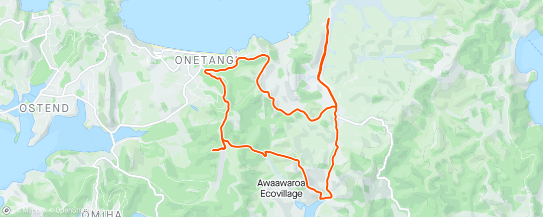 Map of the activity, Exploring some trail