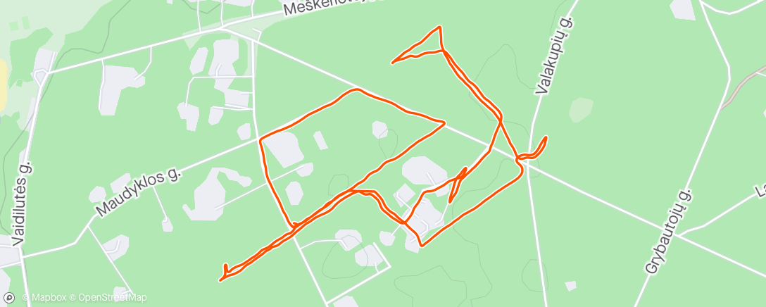 Map of the activity, Lunch Walk 🏋️
