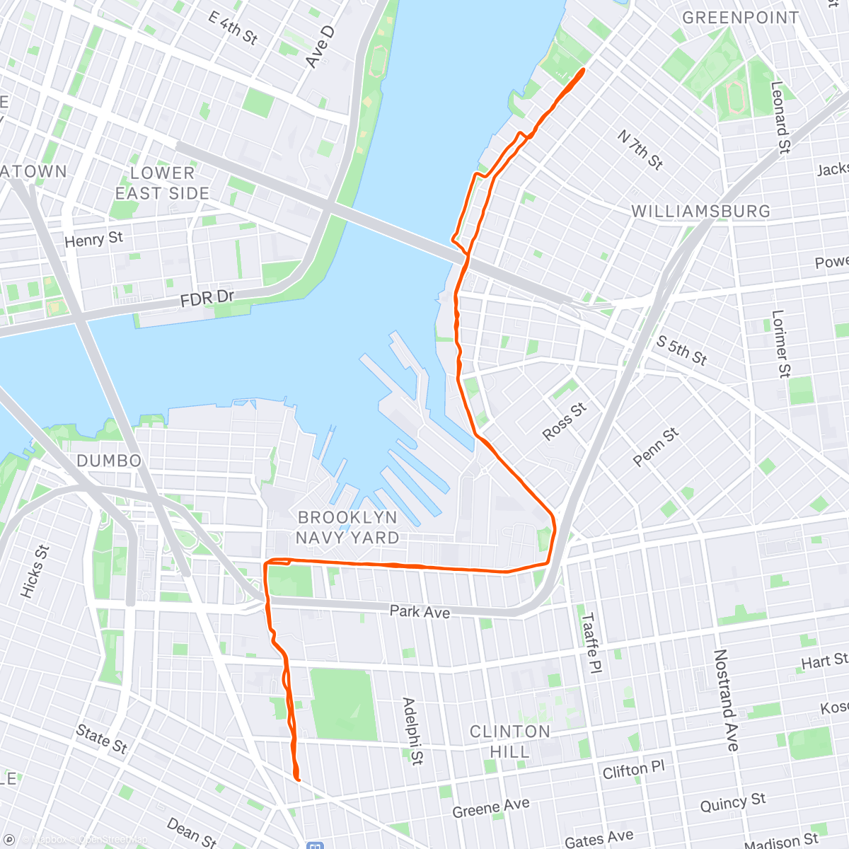 Map of the activity, Walmart CJ Albertson Type Beat