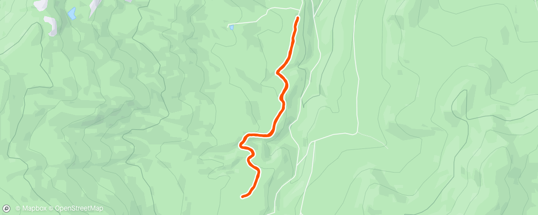 Map of the activity, Morning Run