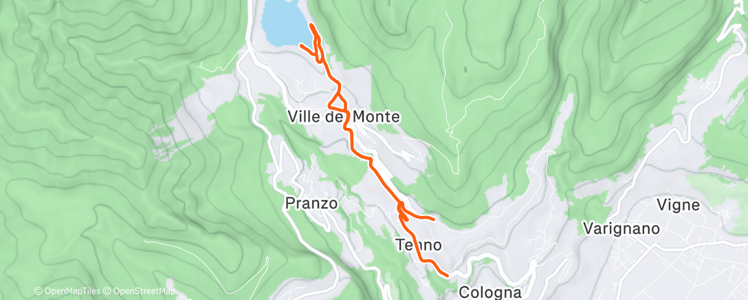 Carte de l'activité Morning Ride