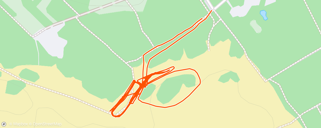 Map of the activity, Zandverstuiving STG 🦘🏃