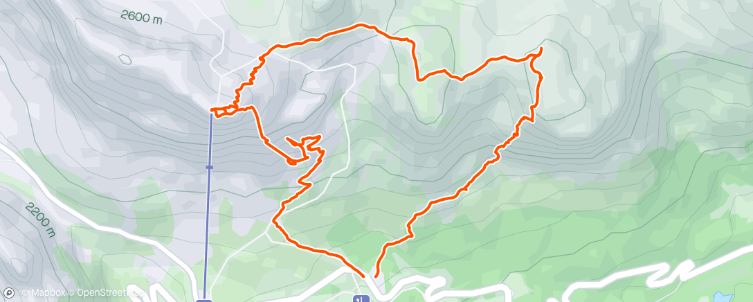 Map of the activity, Mt Lagazuoi via Col dei Bos  🧗‍♂️⛰️