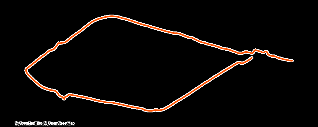 Map of the activity, Spaziergang am Nachmittag