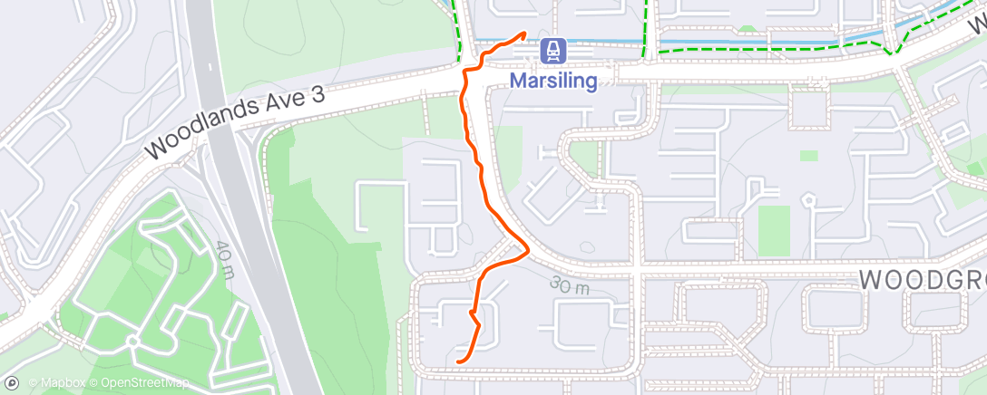 「Morning Walk」活動的地圖