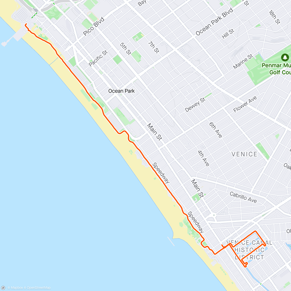 Map of the activity, … and back