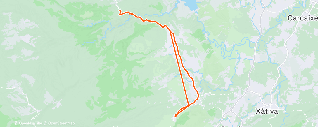 Map of the activity, Morning Ride