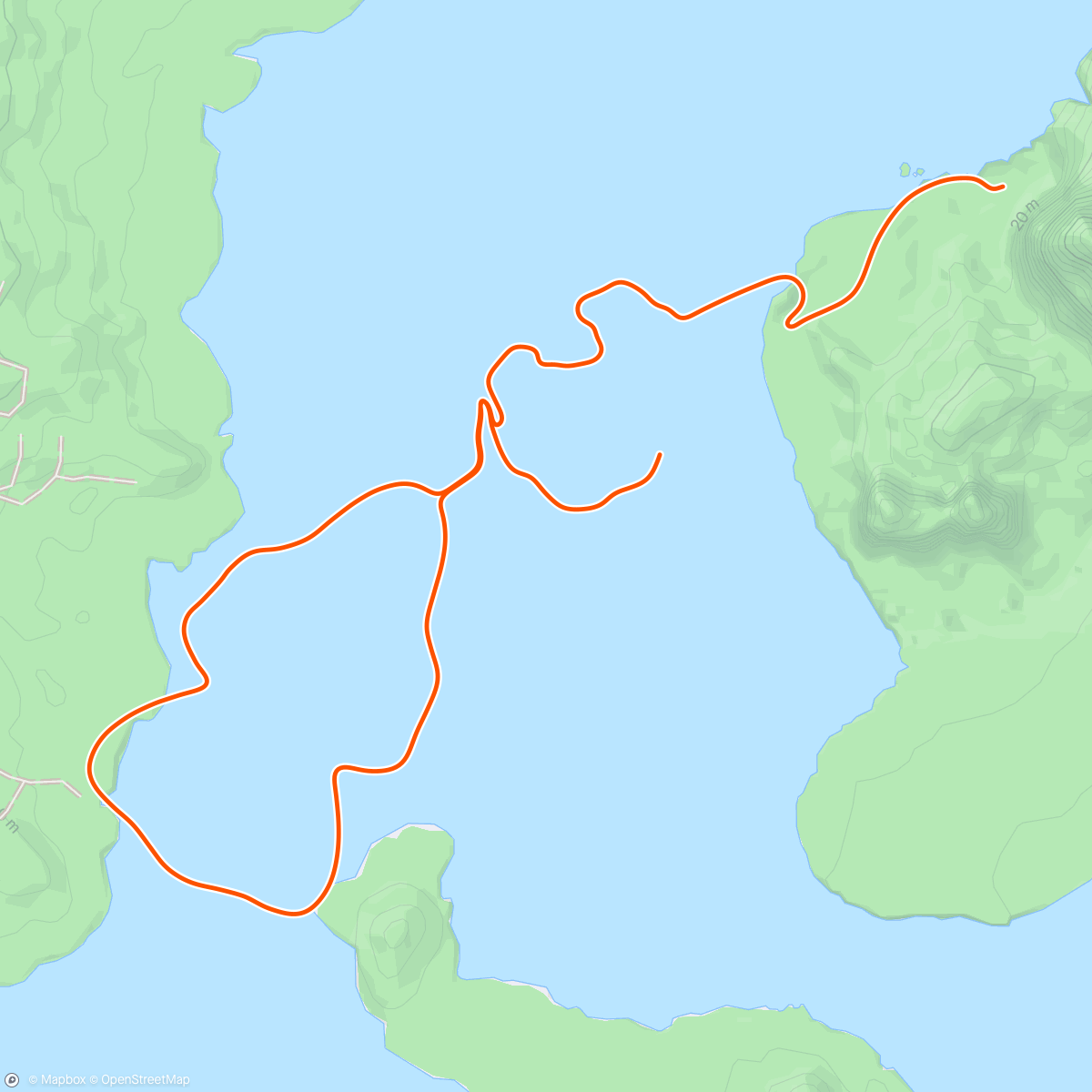 Map of the activity, Stage 5 | Tour of Watopia Ride on Loopin Lava