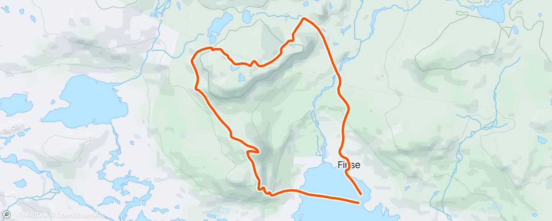 Map of the activity, Første Rando tur 🤌🏼