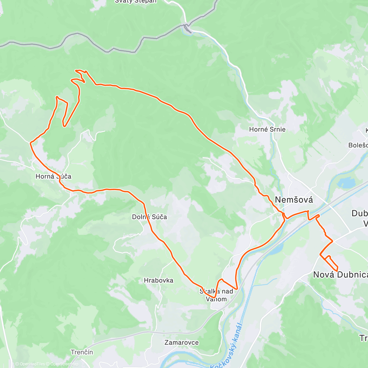 Map of the activity, Dub Ride