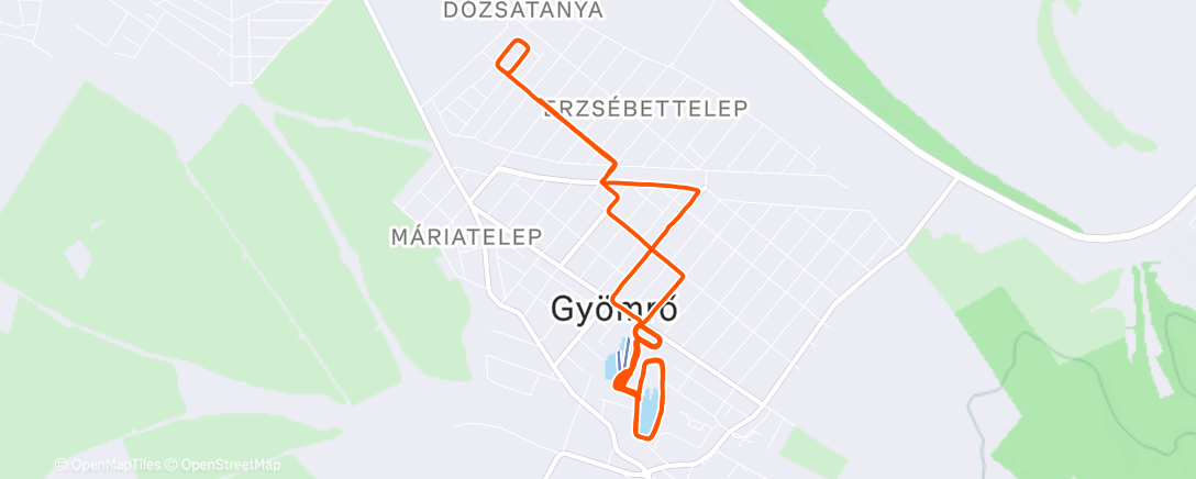 Mapa de la actividad (Hosszú, benne 3x3k, szépen alakulnak a dolgok 🤗)