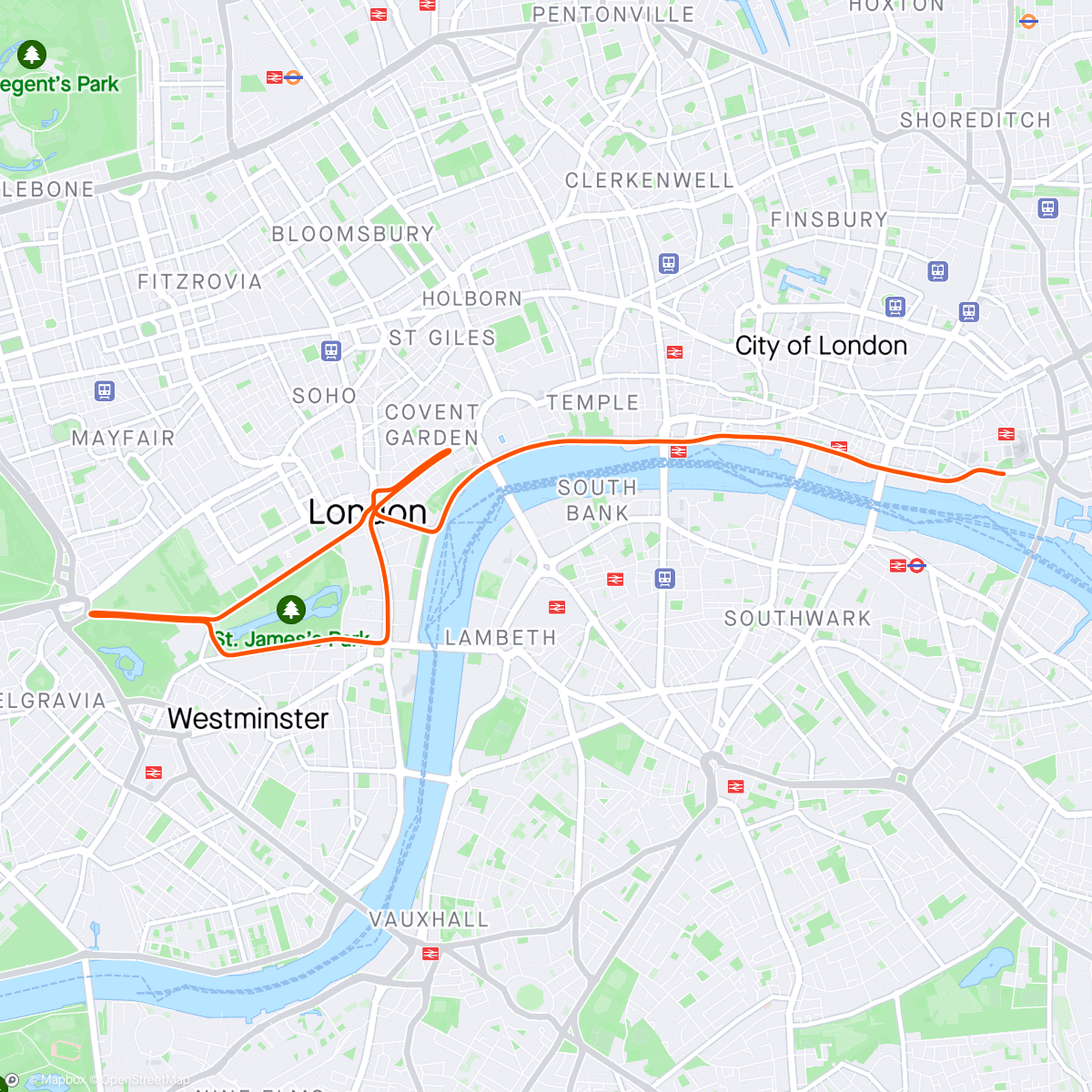 Mapa da atividade, Zwift - Race: Stage 5: Lap It Up - London Classique (A) on Classique in London