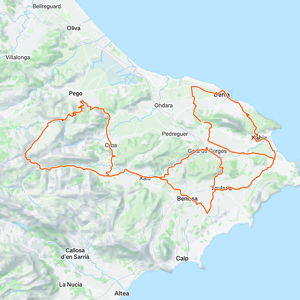 Map of the activity, 1