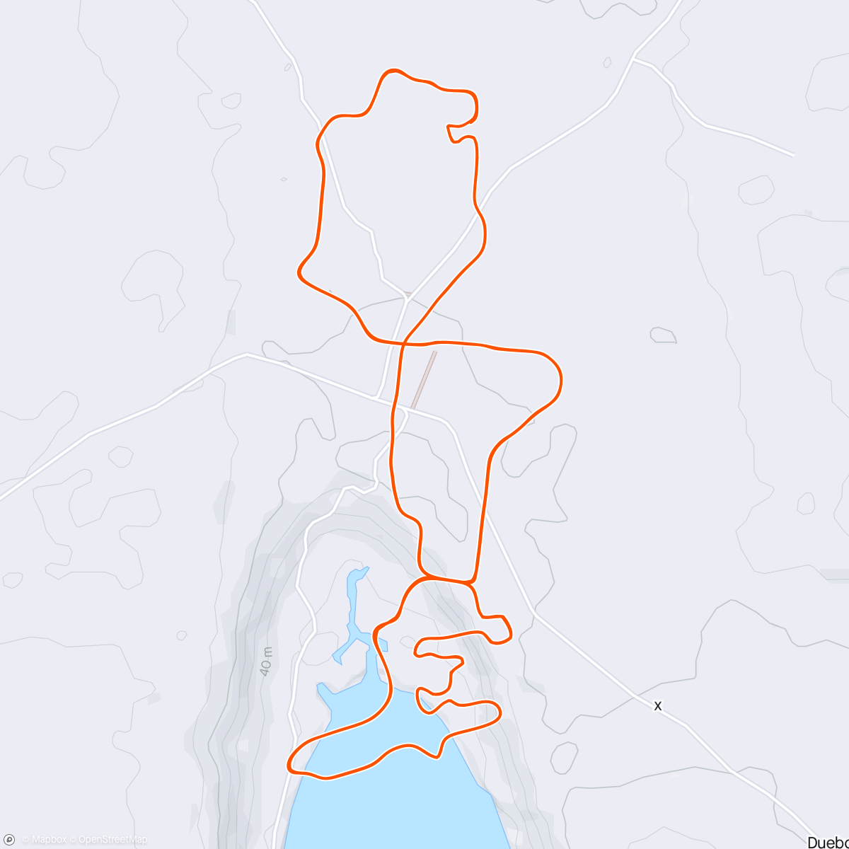 Map of the activity, Zwift - Race: The Chop by AHDR (A) on Sleepless City in Makuri Islands