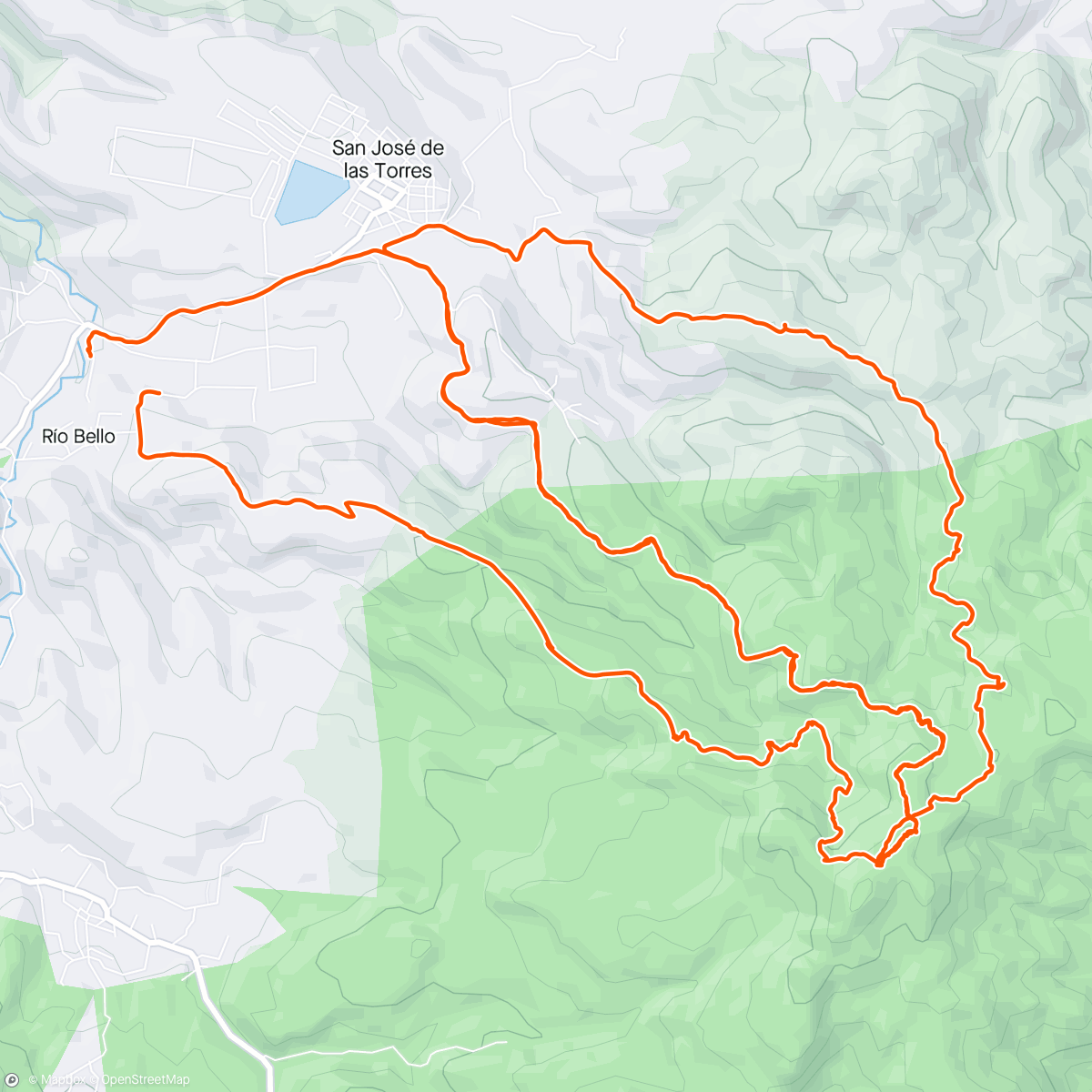 Map of the activity, Epic Michoacán
