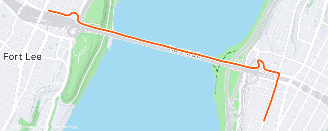 Mappa dell'attività Evening Run