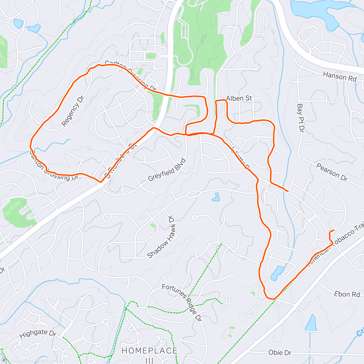 Map of the activity, An enDEERring Independence Day