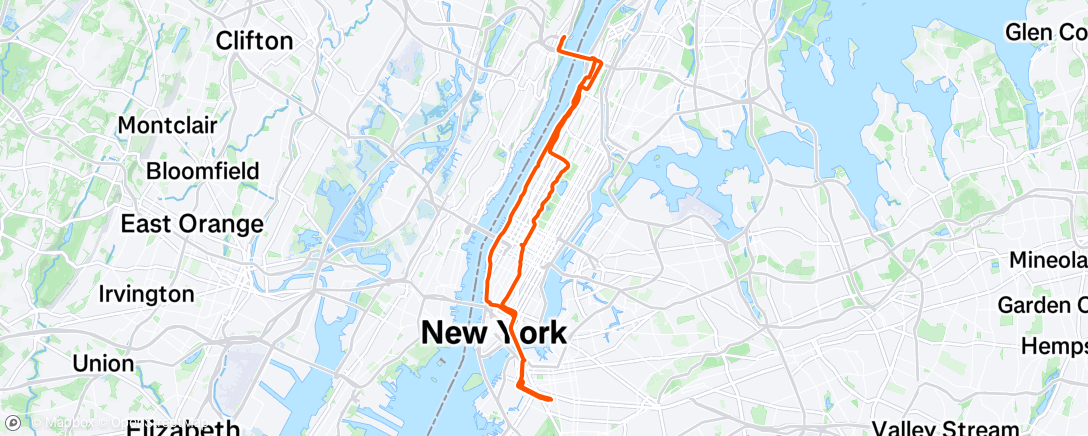 Map of the activity, Afternoon Ride