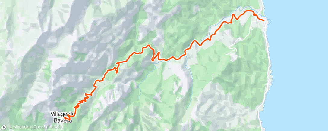 Mapa da atividade, Mon compteur ne tient plus la charge….2 parcours au lieu de 1……au total 106km et 1940m dénivelé