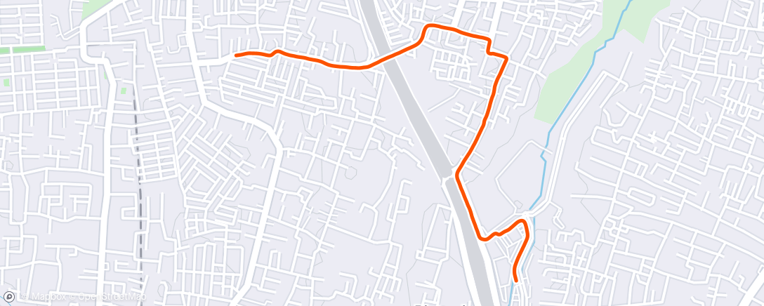 Mapa da atividade, Morning Walk
