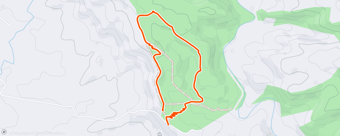 Map of the activity, Roll around in the forest