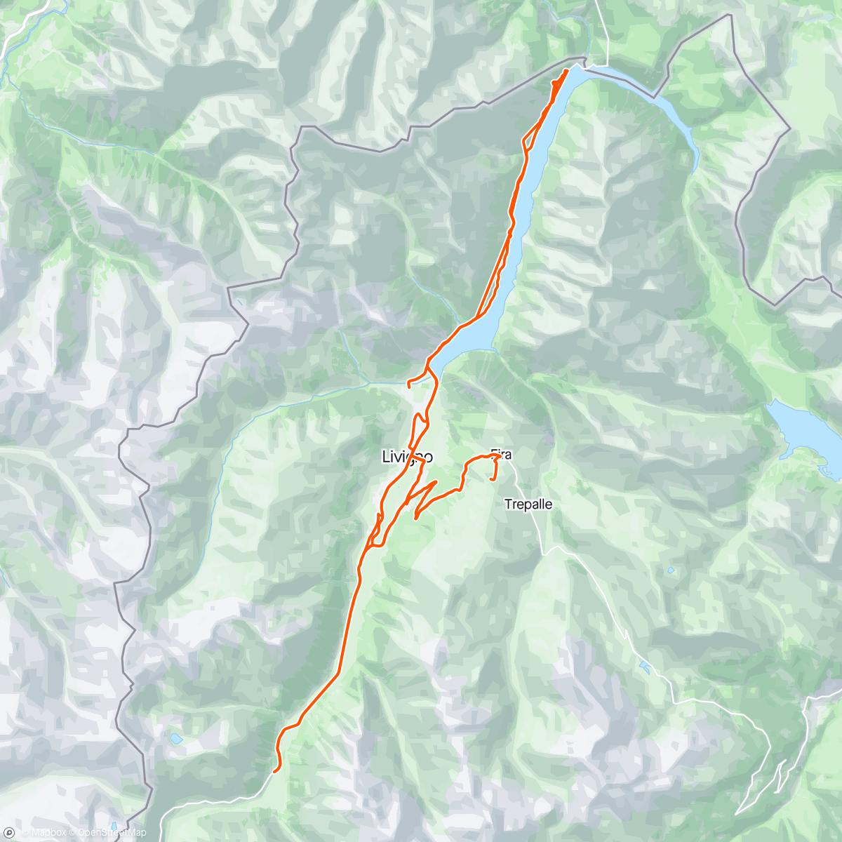 Map of the activity, Livigno 8 ☀️