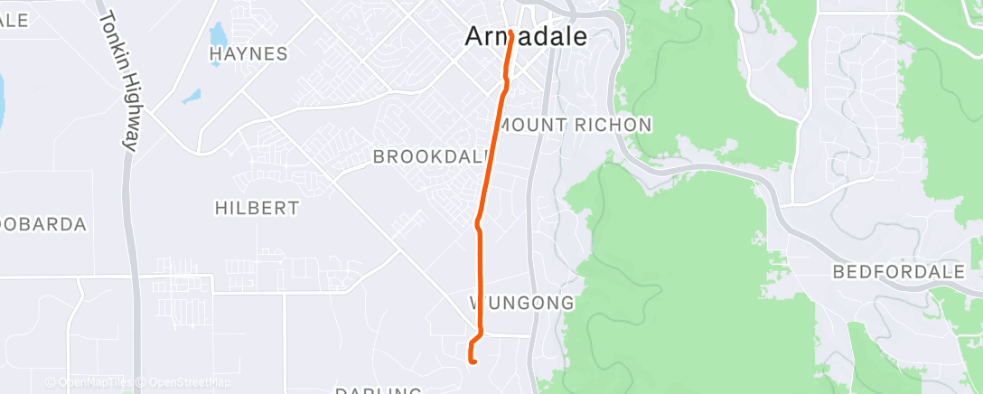 Map of the activity, Commute #1948