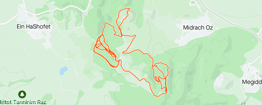 Mapa da atividade, Morning E-Mountain Bike Ride