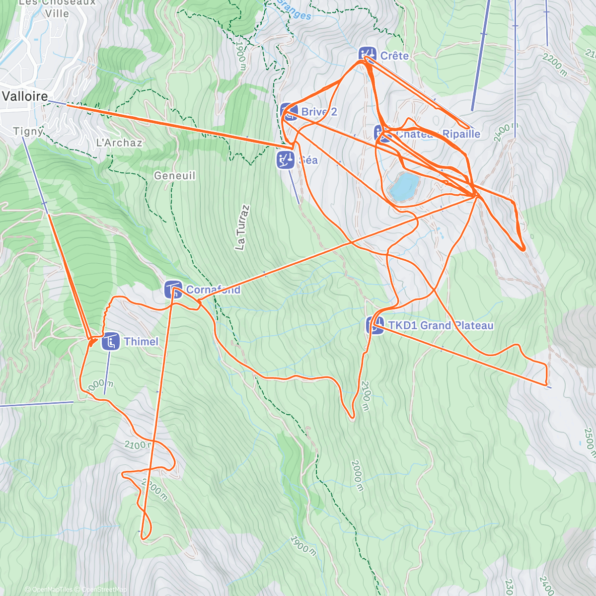 Map of the activity, Au dessus des nuages… le soleil ☀️