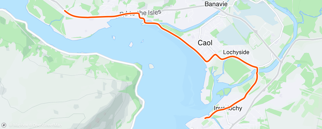 Map of the activity, Morning Ride