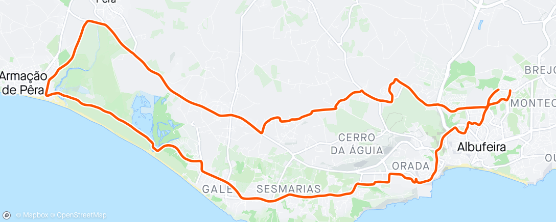 Map of the activity, Short Morning Ride