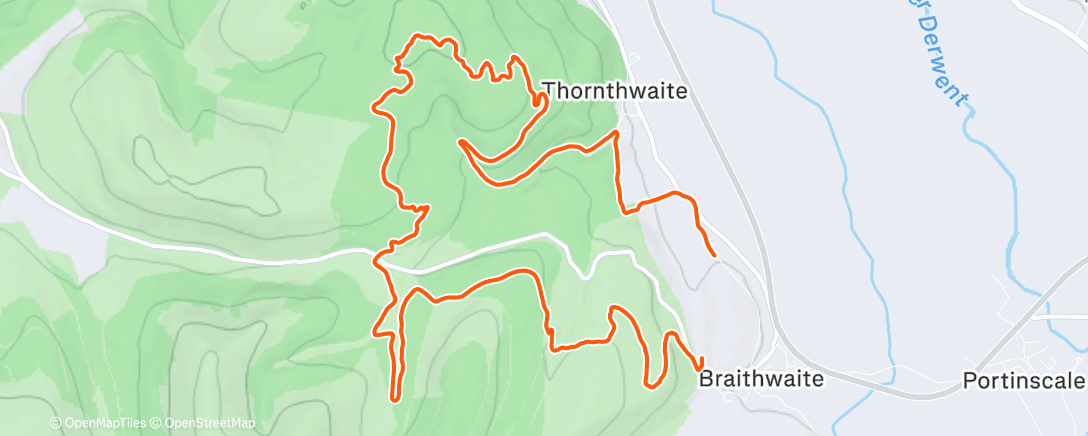 Map of the activity, Sheltering from the weather