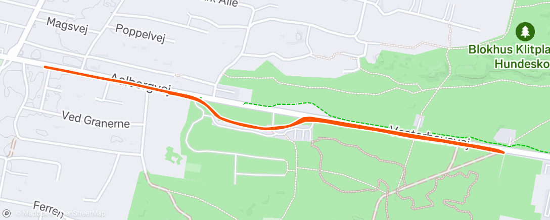 Map of the activity, Morning Walk