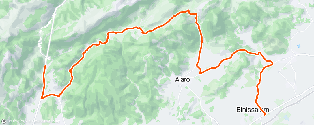 Map of the activity, Orient - Mallorca - Stage 8